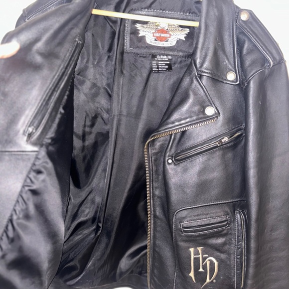 Harley-Davidson “An American Legend” RARE Leather Jacket – Size M - Picture 9 of 12
